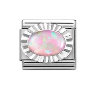 Nomination CLASSIC Composable Oval Pink Opal Fluted Bezel Charm 330507/38