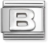 Nomination CLASSIC Composable Oxidised Silver Letter B Charm 330113/02