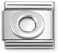 Nomination CLASSIC Composable Oxidised Silver Letter O Charm 330113/15
