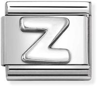 Nomination Oxidised Silver Letter Charm - Letter Z