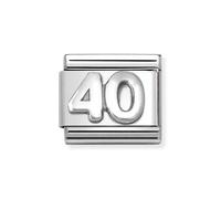 Nomination Oxidised Special Birthday Charm - 40