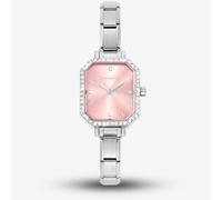 Nomination Paris Pink Dial Crystal Bezel Watch 076036/014