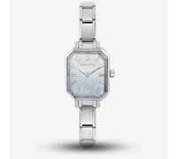 Nomination Silver Paris Rectangular Silver and Blue Dial Watch