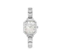 Nomination Paris White Mother of Pearl Crystal Watch