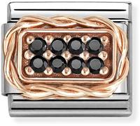 Nomination Pavé Black Crystal Charm