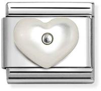 Nomination Pearlescent Heart Charm