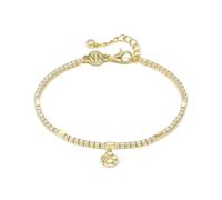 Nomination Gold Petit Sparkle Clover Tennis Bracelet