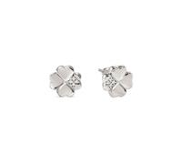 Nomination Silver Petit Sparkle Clover Stud Earrings