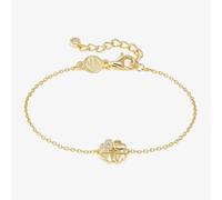 Nomination Gold Petit Sparkle Clover Bracelet