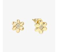 Nomination Petit Sparkle Gold Flower Stud Earrings 242304/012