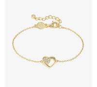 Nomination Gold Petit Sparkle Heart Bracelet