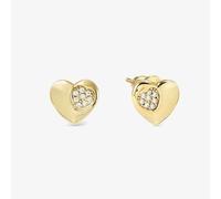Nomination Gold Petit Sparkle Heart Stud Earrings