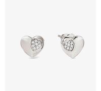 Nomination Silver Petit Sparkle Heart Stud Earrings