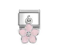 Nomination Pink Flower Charm