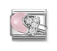 Nomination Pink Ice Lolly with CZ Silver Shine Charm