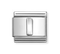 Nomination Oxidised Silver Letter Charm - Letter I