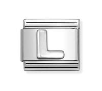 Nomination CLASSIC Composable Oxidised Silver Letter L Charm 330113/12