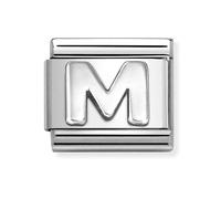 Nomination CLASSIC Composable Oxidised Silver Letter M Charm 330113/13