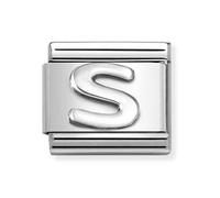 Nomination CLASSIC Composable Oxidised Silver Letter S Charm 330113/19