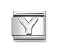 Nomination Plain Y Initial Silver Shine Charm