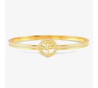 Nomination Pretty Bangles Gold Plated Cubic Zirconia Tree Of Life Bangle 029502/030
