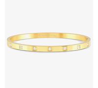 Nomination Pretty Bangles Gold Plated Half Set Cubic Zirconia Bangle 029508/012