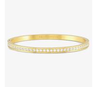 Nomination Pretty Bangles Gold Plated Pave Half Set White Cubic Zirconia Bangle 029506/020