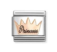 Nomination Rose-Gold Crown Princess Charm