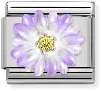 Nomination Purple Flower Charm