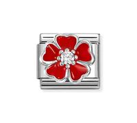 Nomination Red Flower Charm