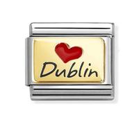 Nomination Gold Love Dublin Charm
