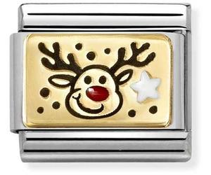 Nomination Red Nose Reindeer Charm
