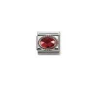 Nomination Red Cubic Zirconia Charm