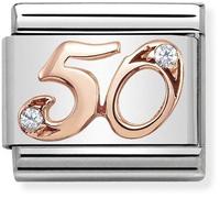 Nomination CLASSIC Rose Gold Numbers 50 Charm 430315/50
