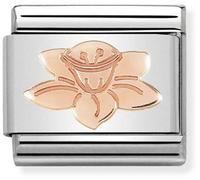 Nomination Rose Gold Daffodil Charm - Stainless Steel