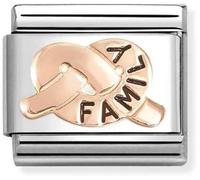 Nomination Rose Gold Family Knot Charm