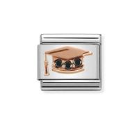 Nomination Rose Gold Graduation Hat Charm