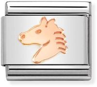 Nomination CLASSIC Composable Rose Gold Horse Head Charm 430104/47