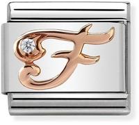 Nomination Rose Gold F Initial