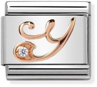 Nomination Rose Gold Y Initial