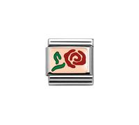 Nomination Rose Gold Red Rose Charm