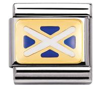 Nomination Scottish Flag Charm