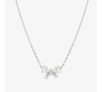 Nomination Shine Me Up Silver Cubic Zirconia Bow Necklace 241902/008