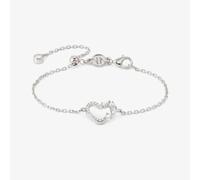 Nomination Shine Me Up Silver Multi Cut Cubic Zirconia Open Heart Bracelet 241901/003