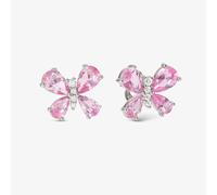 Nomination Shine Me Up Silver Multi Cut Pink Cubic Zirconia Butterfly Stud Earrings 241903/007