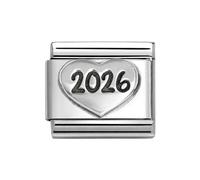 Nomination Classic Symbols Silver 2026 Heart Charm 330101/97