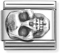 Nomination Silver 3D Skull Charm