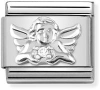 Nomination CZ Angel Silver Shine Charm