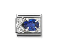 Nomination Silver Blue CZ Drop Charm