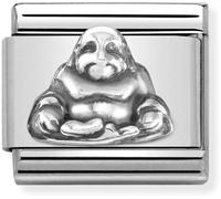 Nomination Silver Buddha Charm